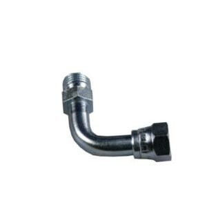 Kolanko hydrauliczne metryczne rurowe AB 16/16 90 M16x1.5/M16x1.5 [080050015]