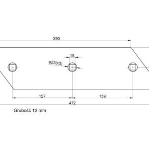 Płoza krótka B-200 Pług [1206451920]