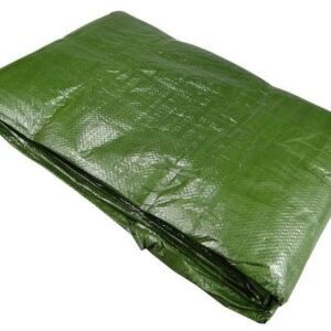 Plandeka WZMOCNIONA 4x6m (zielona) gramatura 90g/m2 [1574-500210Z]