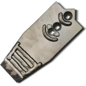 Dziób dwuotworowy agregatu podorywkowego zastosowanie Ap/701 Kos Unia stal borowa z węglikiem II gat. [1738050060W]