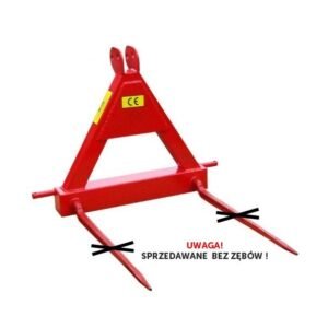 Widły uniwersalne do bel balotów na TUZ trójkąt SPRZEDAWANE BEZ ZĘBÓW [283936]
