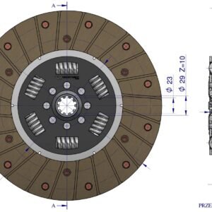 Tarcza sprzęgła CASE Waryński [3058405R93W]