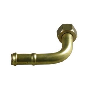 Kolanko mosiężne pompy fi 19 mm z nakrętką Opryskiwacz [4034000046]