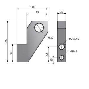 Wieszak prawy C-385 [83452001]