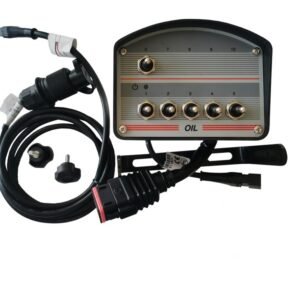 Panel z sześcioma przełącznikami 2-pozycyjnymi (ON/OFF/ON centrowanie sprężyną)12V DC do elektrozaworów [911621]