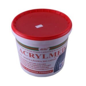 Maść pasta montażowa do opon 4kg z dodatkiem uszczelniającym czerwona [ACRYLMED]
