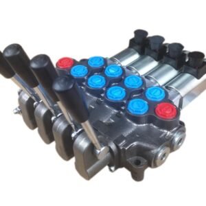 Rozdzielacz hydrauliczny (50 l/m) 4 sekc. ster. ręczno-elektryczne 12 VDC [AMV504-SIL]