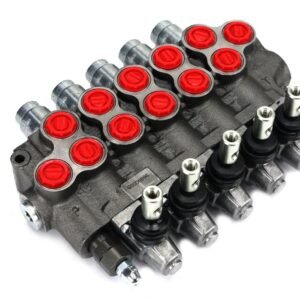 Rozdzielacz sterowany ręcznie 5 sekcyjny 60l/min. [AMV505]