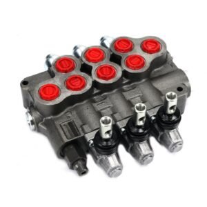 Rozdzielacz sterowany ręcznie 3 sekcyjny 80l/min. [AMV703]