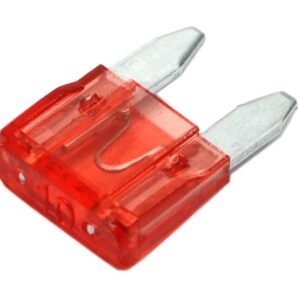 Bezpiecznik MINI płytkowy 10 A (opakowanie 10szt.) [BEZ-MI10A]