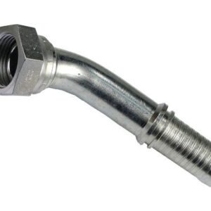 Zakucie hydrauliczne kątowe DKR45 DN25-1"BSP nakrętka (45 stopni) CAST [DKR45-DN25-1]