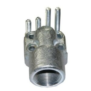 Adapter pompy hydraulicznej kątowy 4 otwory 3/4" 40 mm M6 [DRA440-34]