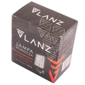 Lampa robocza kwadratowa 48W 16 LED GLANZ