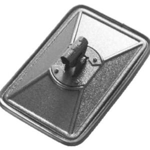 Lusterko z metalowym uchwytem + plastikowa tuleja podgrzewane 310 x 205 obejma ( sprzedawane po 2 ) [LS0002E]