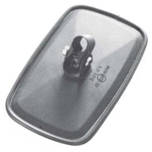 Lusterko z metalowym uniwersalnym uchwytem  232 x 145, mocowanie fi 15-18 mm ( sprzedawane po 4 ) [LS0026]