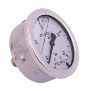 Manometr glicerynowy M63 0-40 bar tylne przyłącze G1/4" POLMO