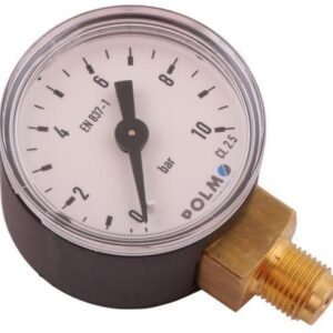 Manometr suchy M40 0-10 bar gwint G1/8" dolne przyłącze obudowa plastikowa POLMO [MS40PG18D10P]
