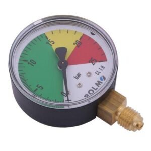 Manometr suchy M63 0-25 bar gwint M12x1.5 dolne przyłącze. Opryskiwacz POLMO [MSO63PM12D25P]