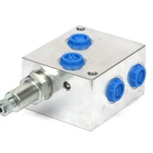 Płyta NG6 cetop3 1-sekcyjna (z zaworem przelewowym 50-380 bar) do elektrozaworów DL3 i DS3 [NG6-CETOP3-1-P]