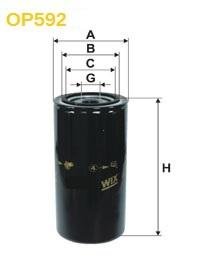 Filtr oleju PP-12.3 OP 592 5413030650 Filtron (zam PP-123) [OP592]
