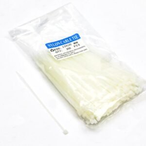 Opaski kablowe 2.5 x 120mm 200 szt w worku  jasne odporne na UV [OPKABL2.5X120B]