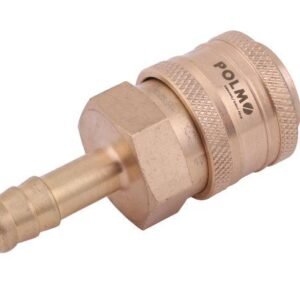 Szybkozłącze pneumatyczne P26 NW7.2 gniazdo pod wąż DN08mm POLMO ( sprzedawane po 5 ) [P26GN08MMP]