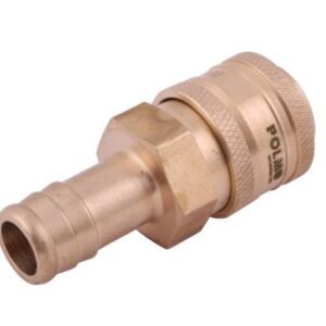 Szybkozłącze pneumatyczne P26 NW7.2 gniazdo pod wąż DN10mm POLMO  ( sprzedawane po 5 ) [P26GN10MMP]