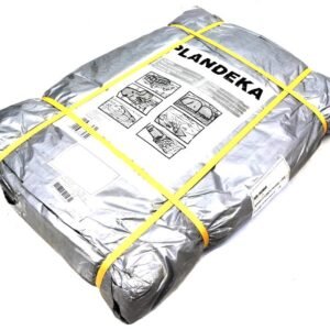 Plandeka MOCNA 10x15m (srebrna) gramatura 110g/m2 [PLAND10X15-MS]