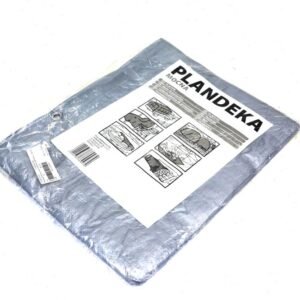 Plandeka MOCNA 2x3m (srebrna) gramatura 110g/m2 [PLAND2X3-MS]