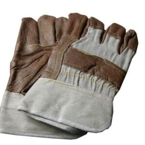 Rękawice robocze tkaninowo-skórzane wzmocnione ( sprzedawane po 12 ) [REKAWICE 200110]