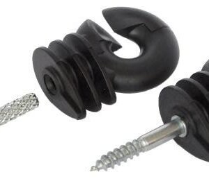 Izolator okrągły z wkrętem fi 6 do drewna ROYAL FARM (sprzedawane po 25 szt) [RF-10180602]