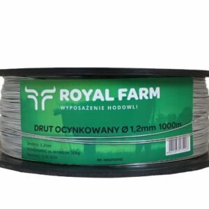 Drut (szpula) do pastucha 1000m ocynkowany fi 1.2 mm ROYAL FARM RM-105010019 [RF-105010019]