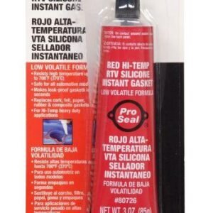 Uszczelniacz silikonowy czerwony wysokotemperaturowy RTV Pro Seal 85g [RM-10-042]