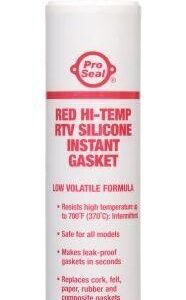 Uszczelniacz silikonowy czerwony wysokotemperaturowy RTV Pro Seal 317g [RM-10-046]