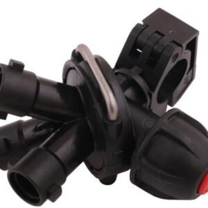 Głowica oprawa rozpylaczy dysz z mocowaniem przegubowym 3-drożna 1/2" na otwór 10mm bez kołpaka opryskiwacz Arag (   5 ) [RM-4012747]