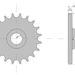 Koło zębate Z-20 elewatora Claas [RM-605421]