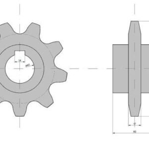 Koło górne podajnika pochyłego Z-9, O 40 mm  Claas [RM-670489]