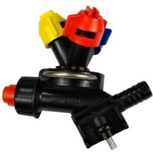 Głowica obrotowa rozpylacz oprawa 07 potrójna końcowa ze śrubą Opryskiwacz [RM-AP0-100G07K]