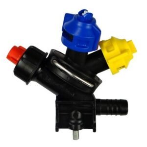 Głowica obrotowa rozpylacz oprawa 08 potrójna końcowa ze śrubą Opryskiwacz [RM-AP0-100G08K]