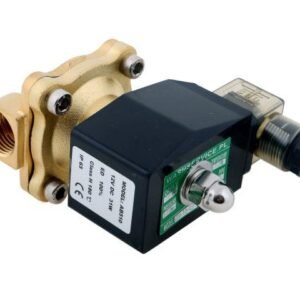 Elektrozawór 2N15 1/2" 12V DC NC (normalnie zamknięty) EPDM komplet z cewką i wtykiem [RM-EL1/2NC12]