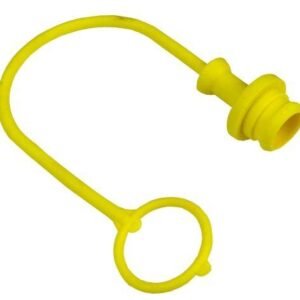 Pokrywa (zaślepka) do gniazda szybkozłączy EURO (ISO-A) 1/2" 23.6-26-TPE żółte [RM-GNIA12Z]