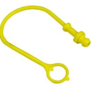 Pokrywa (zaślepka) do gniazda szybkozłączy 1/4" ISO-A 12.7-20-TPE żółte (sprzedawane po 5) [RM-GNIA14Z]