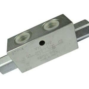 Zawór VBPDE 3/8" - zwrotny bliźniaczy, sterowany (zamek hydrauliczny) [RM-VBPDE 3/8]