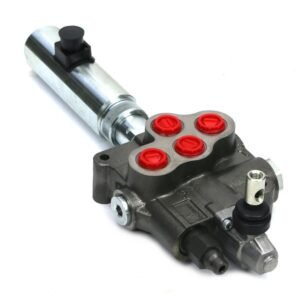 Rozdzielacz hydrauliczny (80 l/m) 1 sekc.ster. Ręczno elektryczne 12 DC [ROZ80-1-RE12]