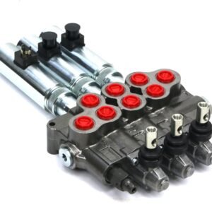 Rozdzielacz hydrauliczny (80 l/m) 3 sekc.ster. Ręczno elektryczne 24 DC [ROZ80-3-RE24/]