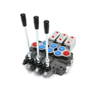 Rozdzielacz hydrauliczny (80 l/m) 3 sekc.ster. Ręczno pneumatycznie - wszystkie sekcje otwarte ST11 [ROZ80-3-RP-3O]