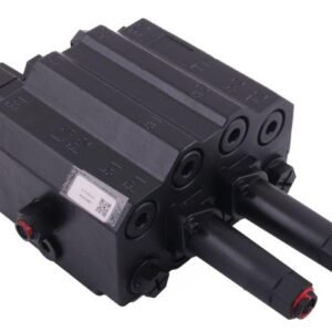 Rozdzielacz hydrauliczny do ładowaczy czołowych (LS - Load Sensing) 2-sekcyjny max przepływ 90L 1-sekcja pływająca - sterowany na linkę [ROZ90L/2LX1PLS]