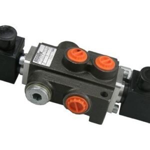 Rozdzielacz hydrauliczny jednosekcyjny sterowany elektrycznie 50L [ROZDZIELACZ1E40]