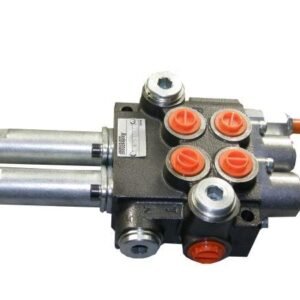 Rozdzielacz hydrauliczny dwusekcyjny (2) 40L sterowany joystickiem (na linki) [ROZDZIELACZ2JOY]