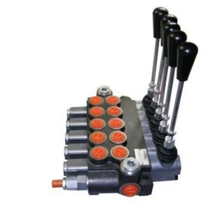 Rozdzielacz hydrauliczny pięciosekcyjny z zatrzaskami (5) 40L [ROZDZIELACZ5Z]